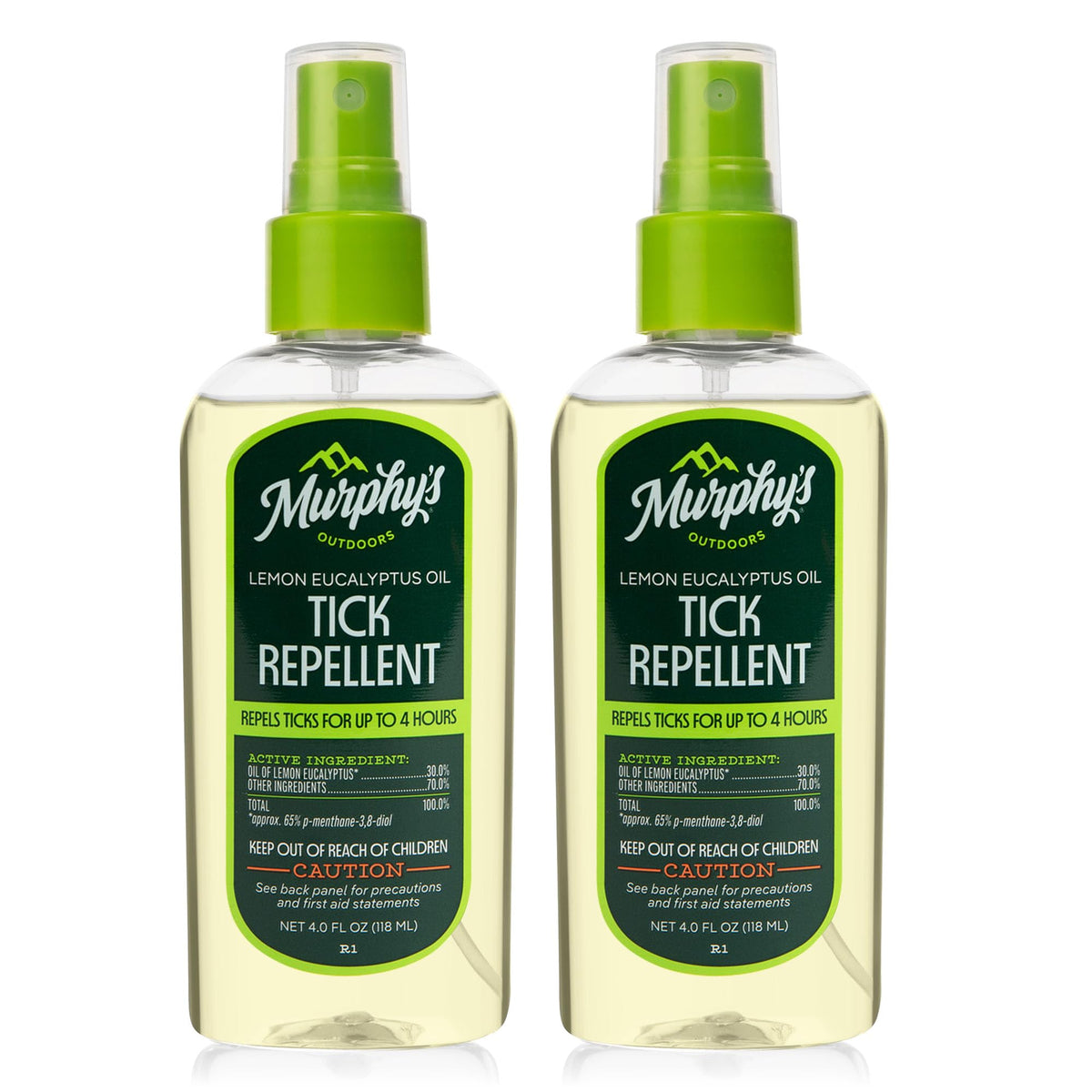 Murphy's Naturals front packaging showing the two 4 fl oz bottles and brand logo for easy identification and convenience