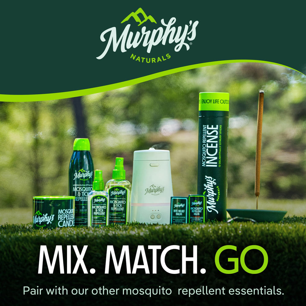 Murphy's Naturals extinguished sticks in sand showing safe put-out method