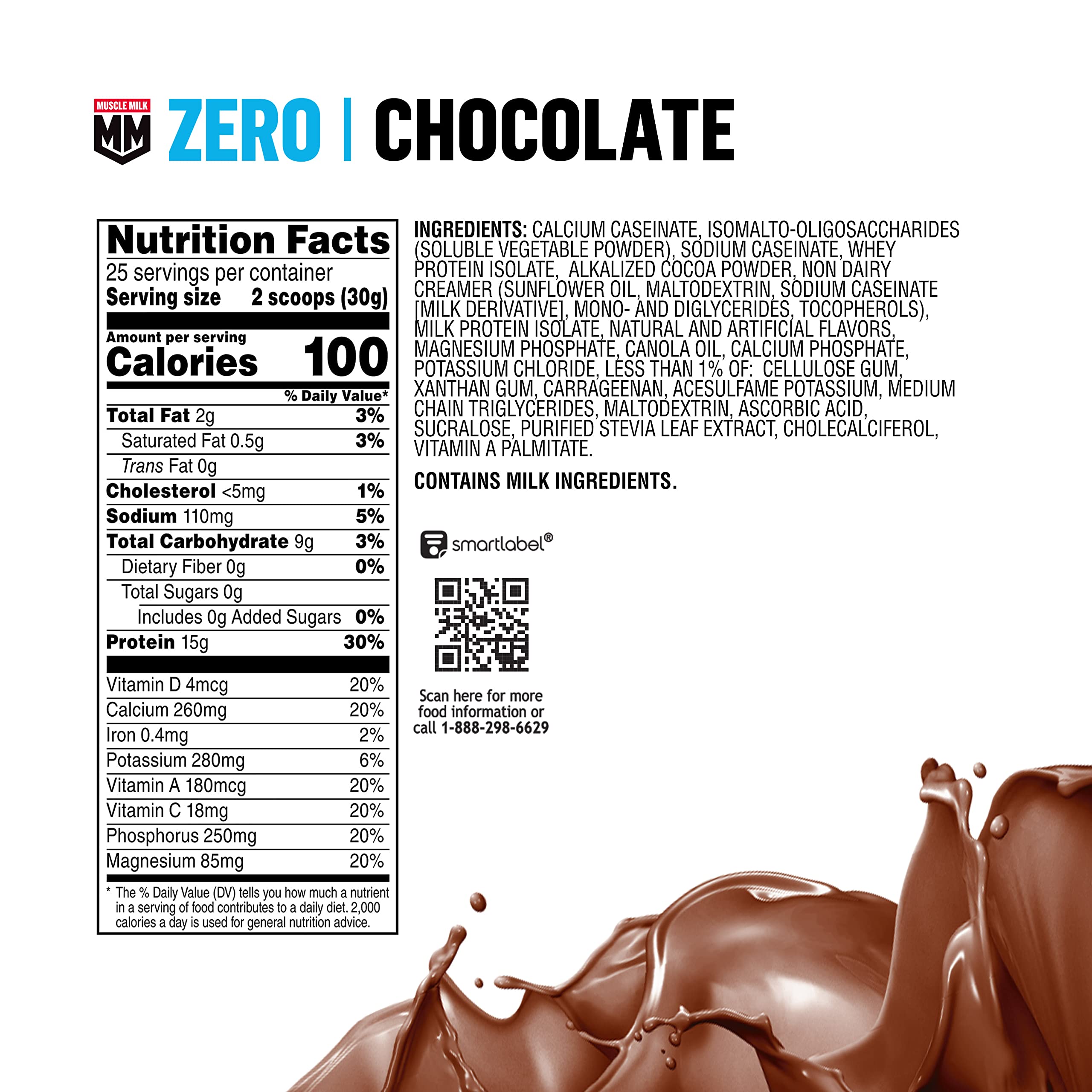 Muscle Milk added to a smoothie bowl for extra protein and flavor
