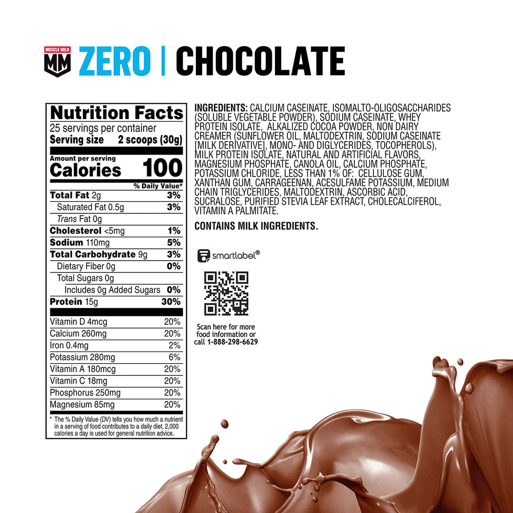 Muscle Milk added to a smoothie bowl for extra protein and flavor