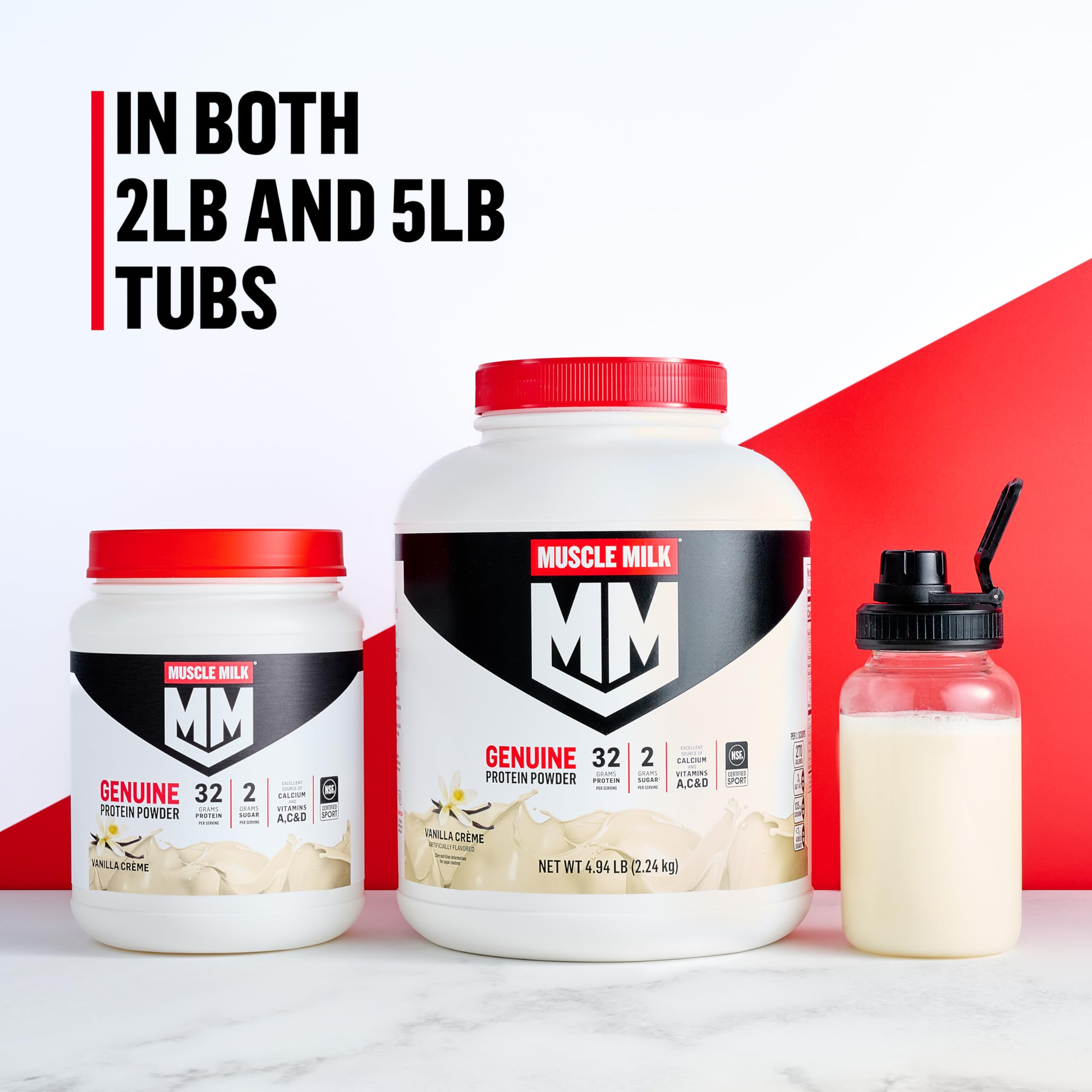 Muscle Milk smoothie with fresh fruit showing recipe use and flavor versatility