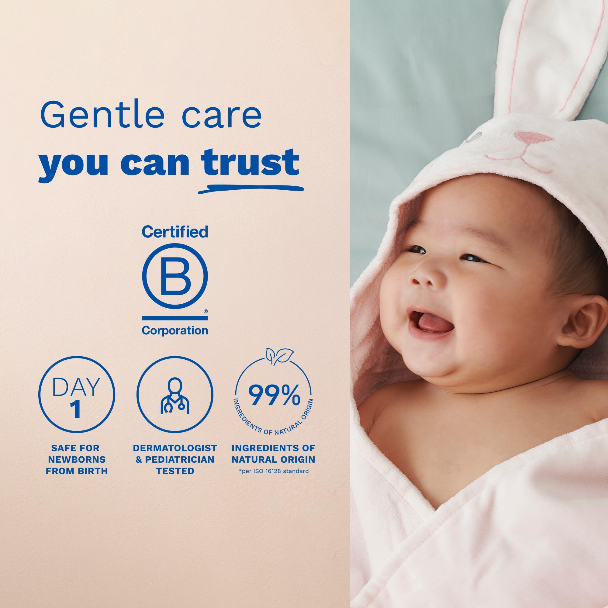 Parent massaging infant with Mustela baby oil to soothe and create bedtime routine