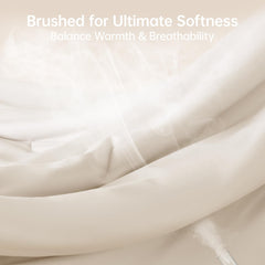 MUXHOMO fabric texture closeup highlighting soft brushed microfiber comfort