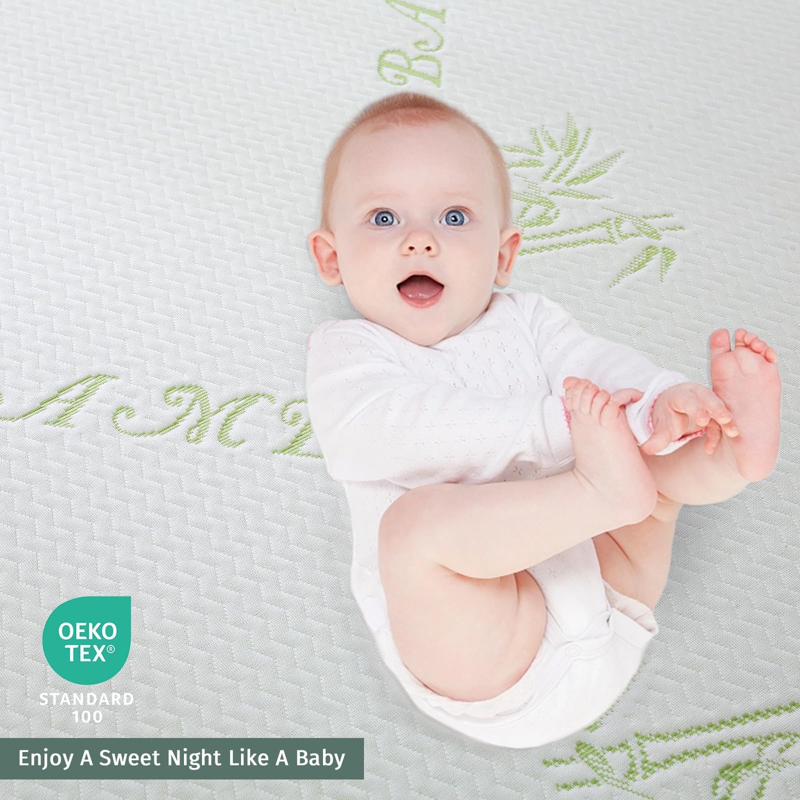 MUXHOMO protector on a memory foam mattress in use showing comfort benefit