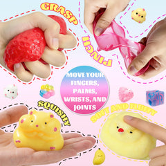 Muxiziu individually bagged squishy detail, keeps toys hygienic and gift-ready