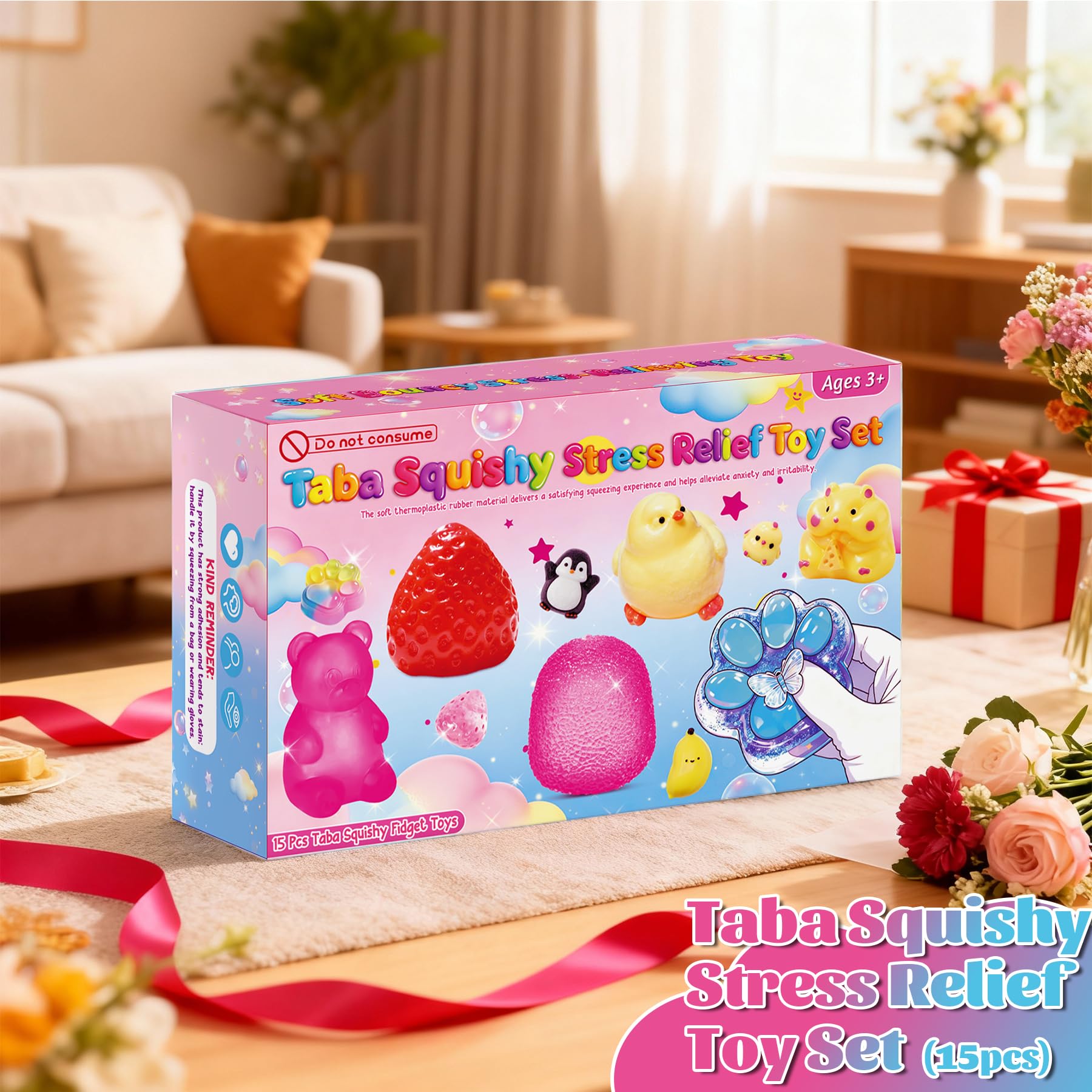 Muxiziu hand holding a squishy, shows compact size and easy portability