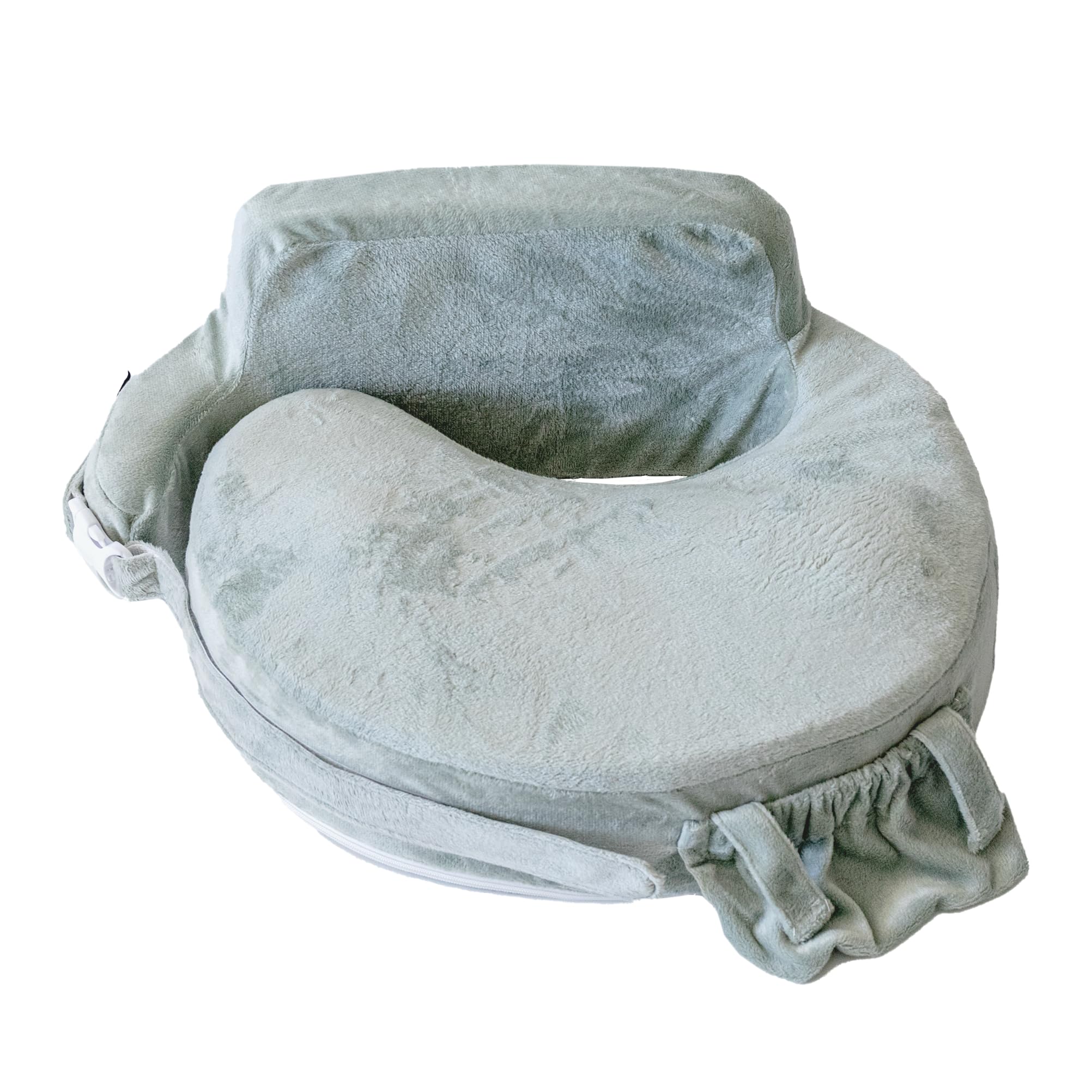 My Brest Friend front view showing pillow shape and Platinum color for ergonomic comfort