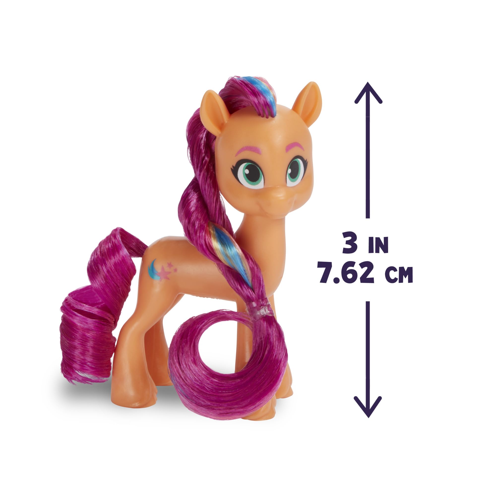 My Little Pony group back label showing Cutie Marks and character-identifying details