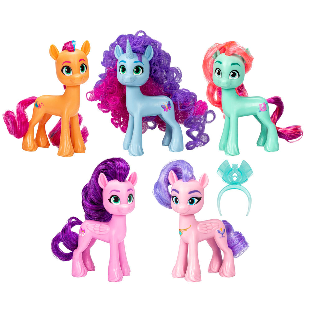 My Little Pony held in hand to show 3-inch scale ideal for travel and small hands