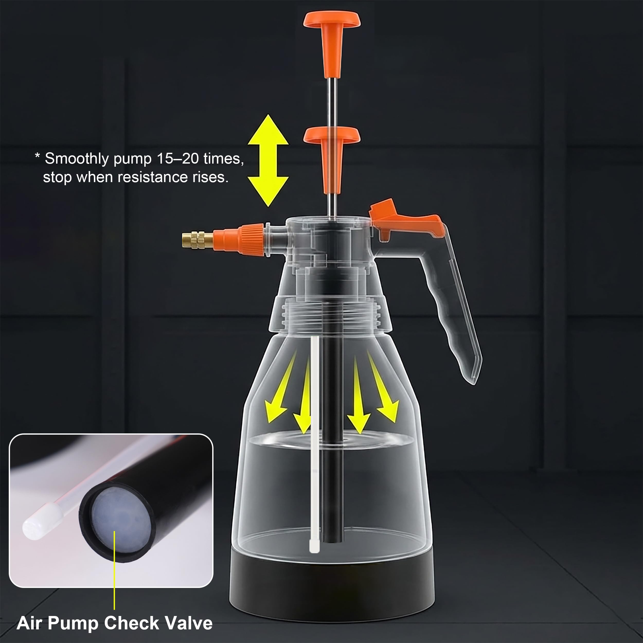 MyLifeUNIT locking trigger detail that reduces hand fatigue and prevents accidental sprays benefit