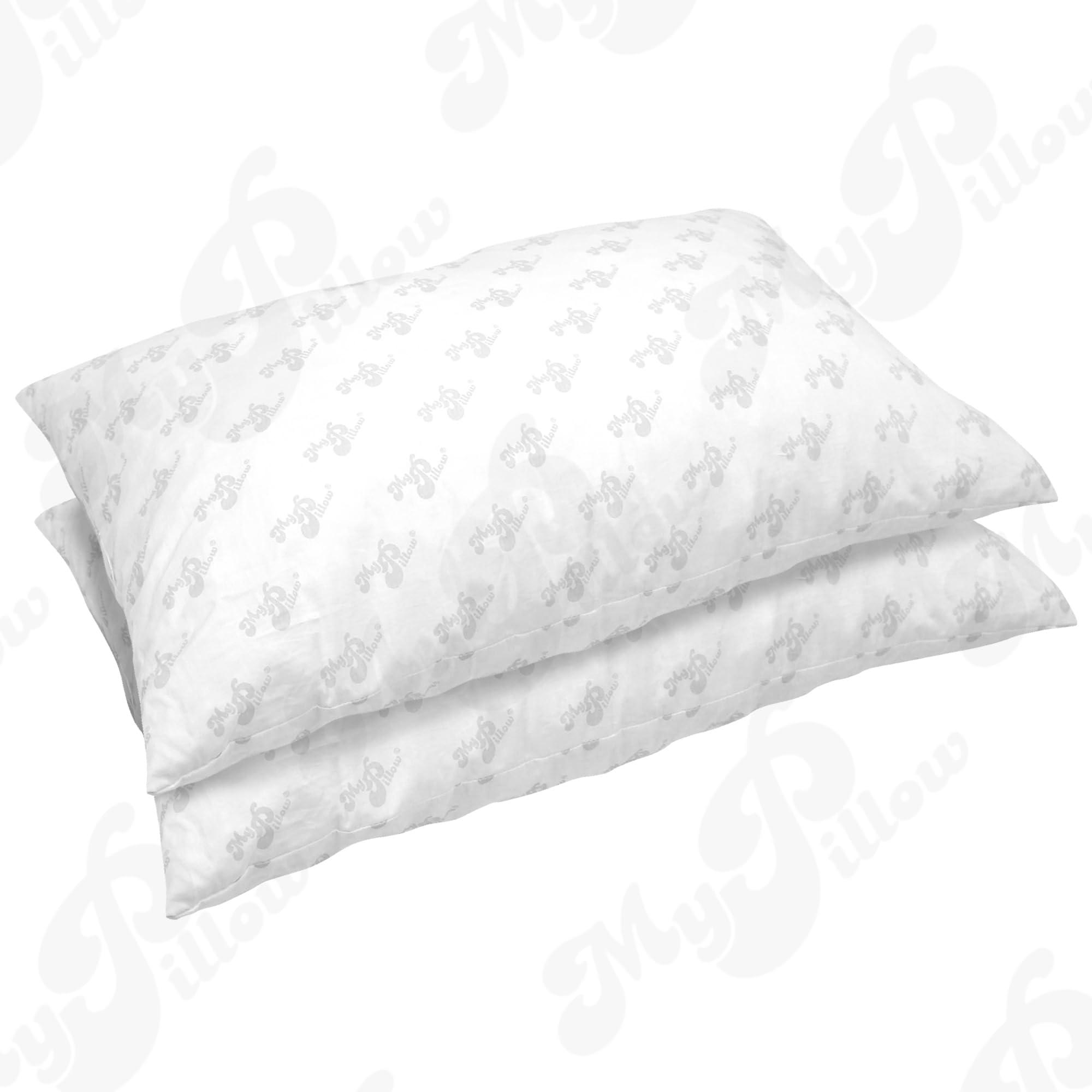 MyPillow label and tag detail verifying made-in-USA quality