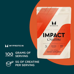 Myprotein scoop close-up highlighting precise 5 g serving