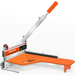 NAACOO front view with plank showing wide 13 inch capacity and easy alignment