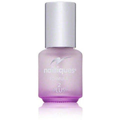 Nailtiques close-up of application on nail demonstrating protective finish