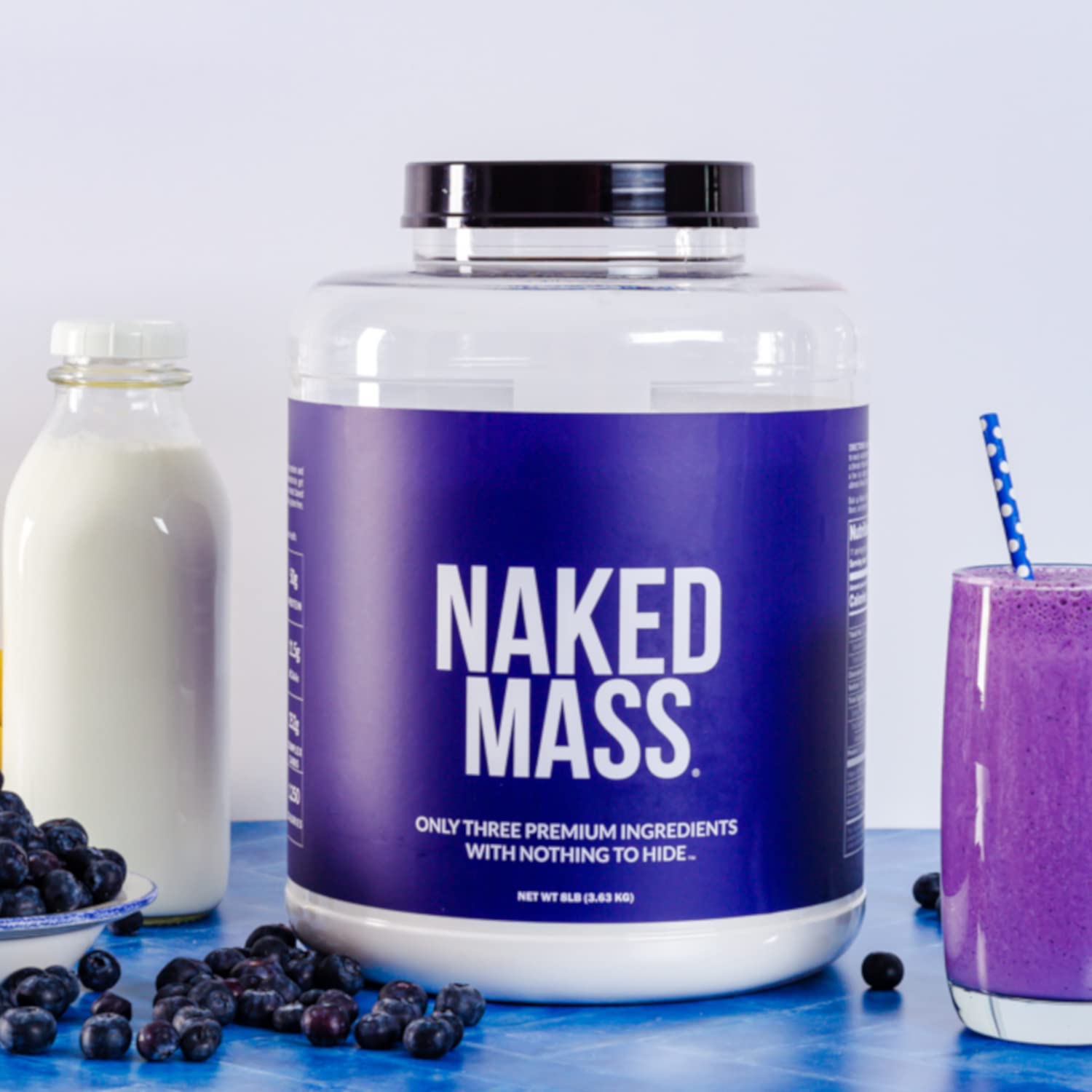 NAKED label close-up with NSF certification visible for verified ingredient safety