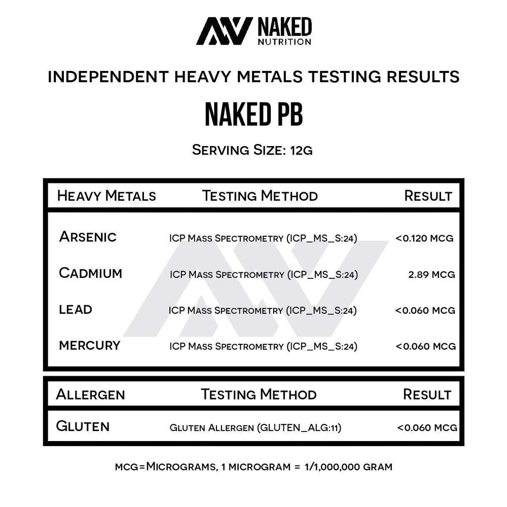 NAKED PB spoon with powder demonstrating easy scoopability and convenience