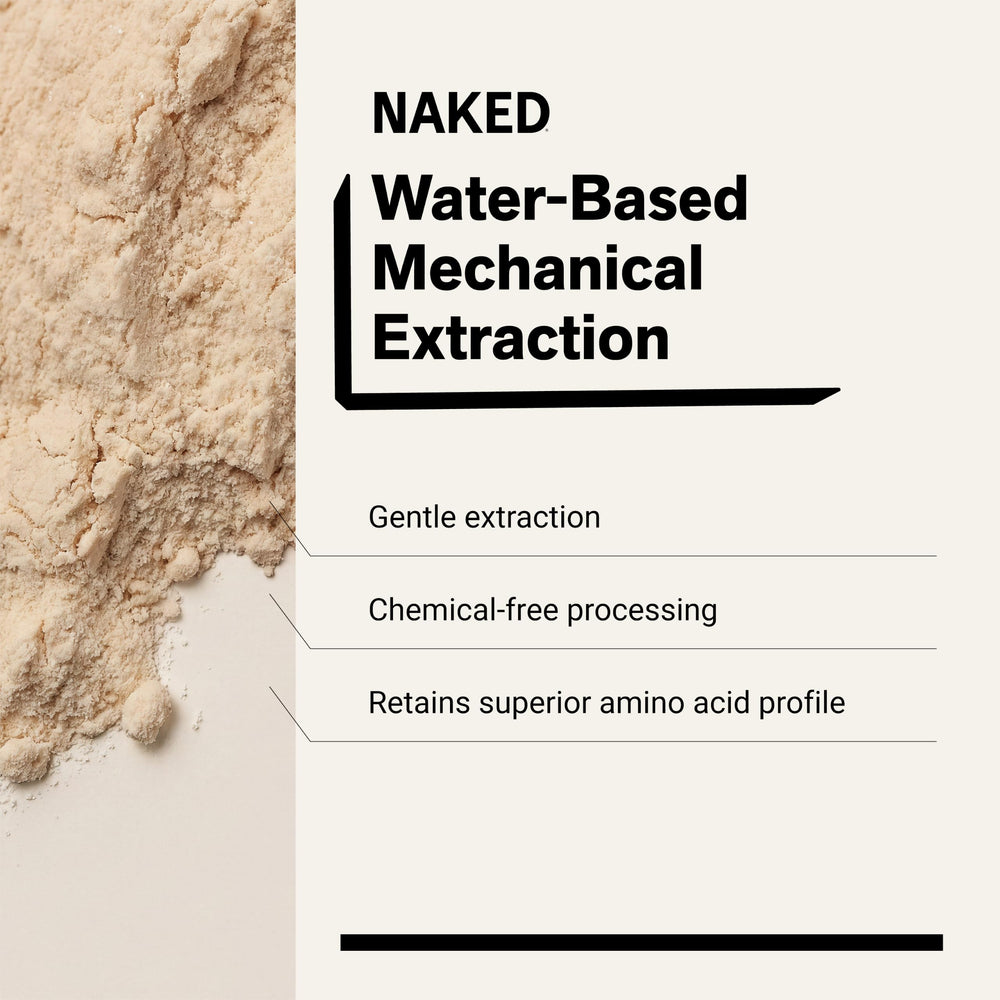 NAKED Pea blended smoothie in glass showing neutral flavor versatility