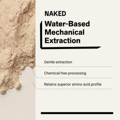 NAKED Pea blended smoothie in glass showing neutral flavor versatility