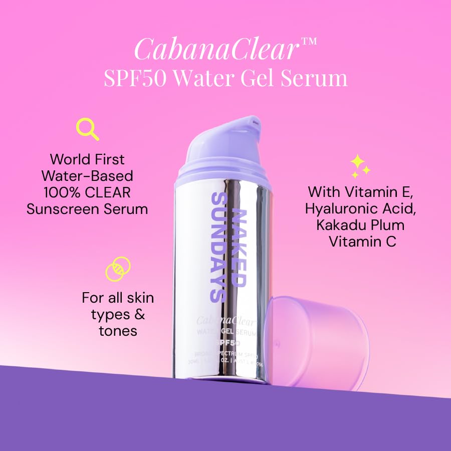 Naked Sundays serum on different skin tones demonstrating true no-white-cast benefit