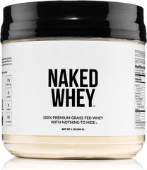 NAKED front label showing single-ingredient clarity and clean packaging benefit