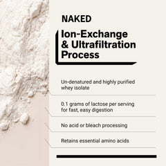 NAKED scoop on scale showing 30g protein portion for accurate servings
