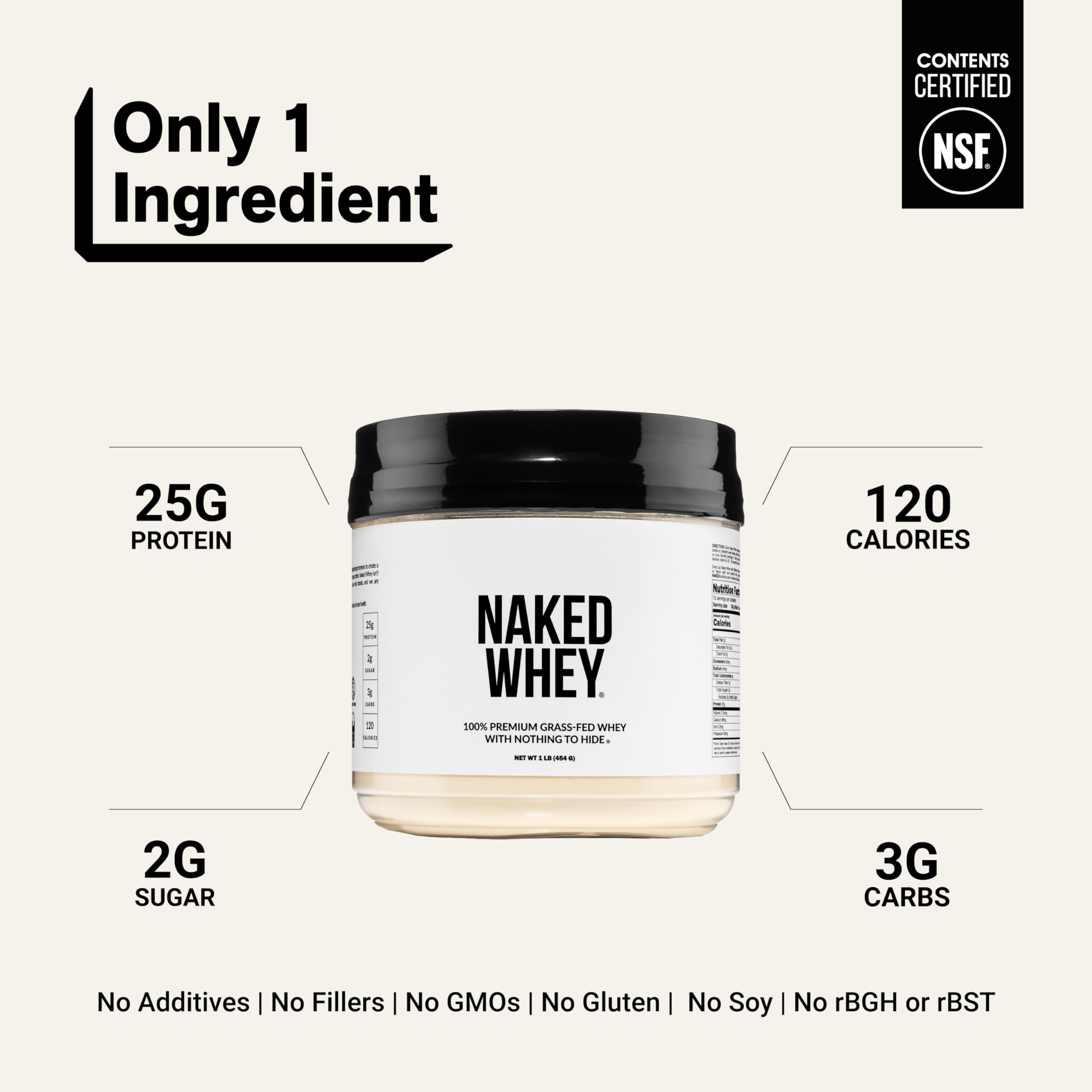 NAKED serving scoop with powder illustrating accurate portioning benefit
