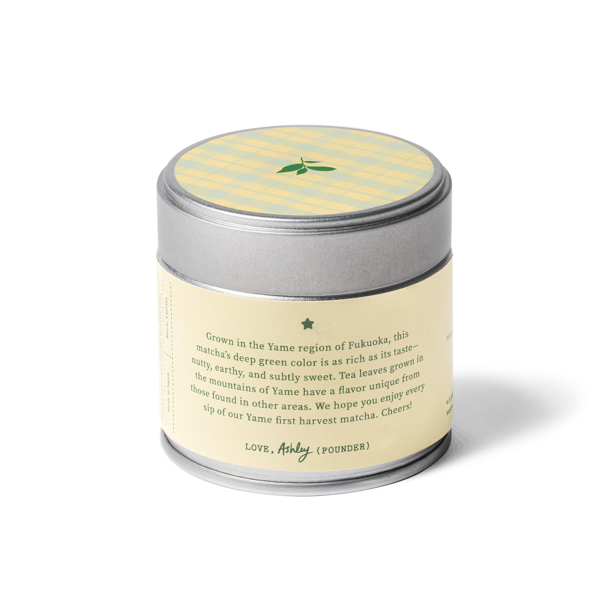 Nami Matcha powder close-up displaying vivid green color and fine texture