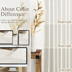 Nanspring curtains on sliding glass door showing privacy and brightness