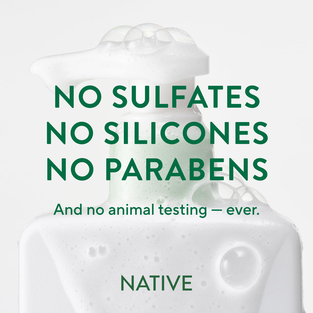 Native label close-up showing ingredient clarity and clean formulation