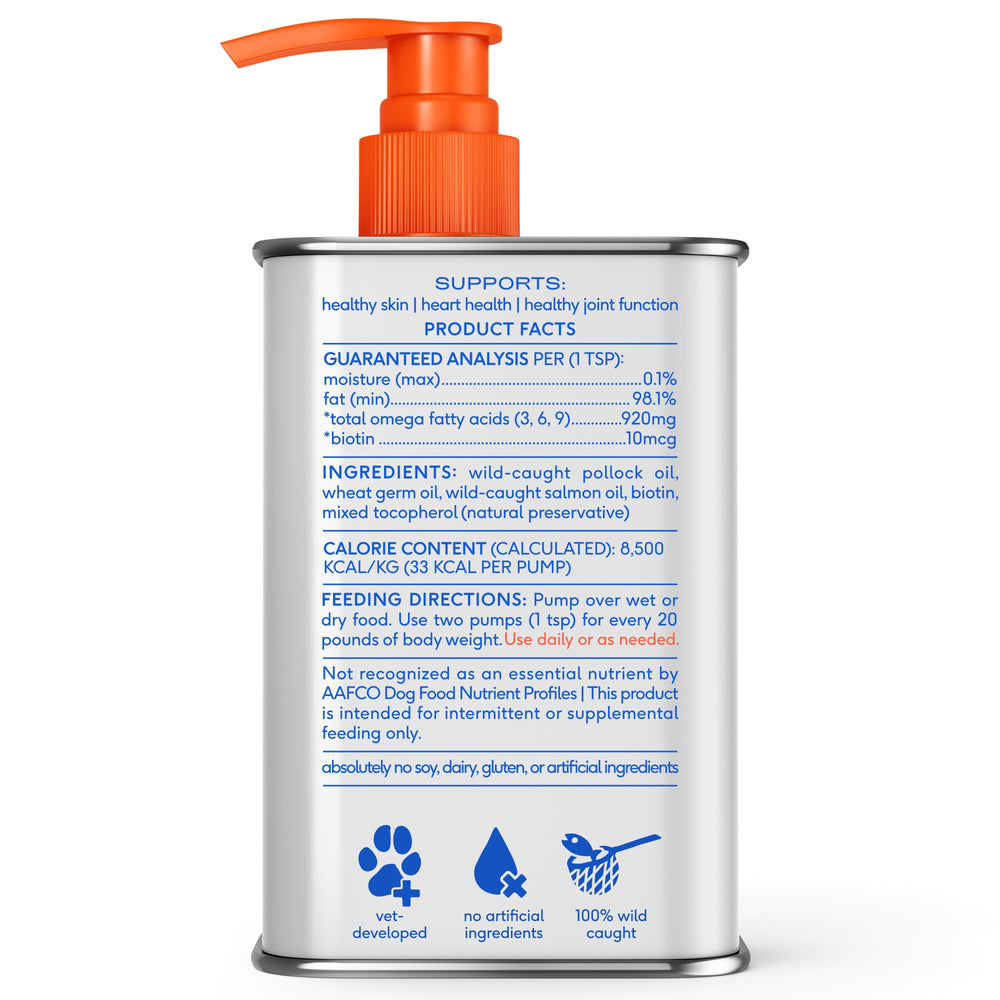 Native Pet packaging with NASC quality seal indicating tested purity