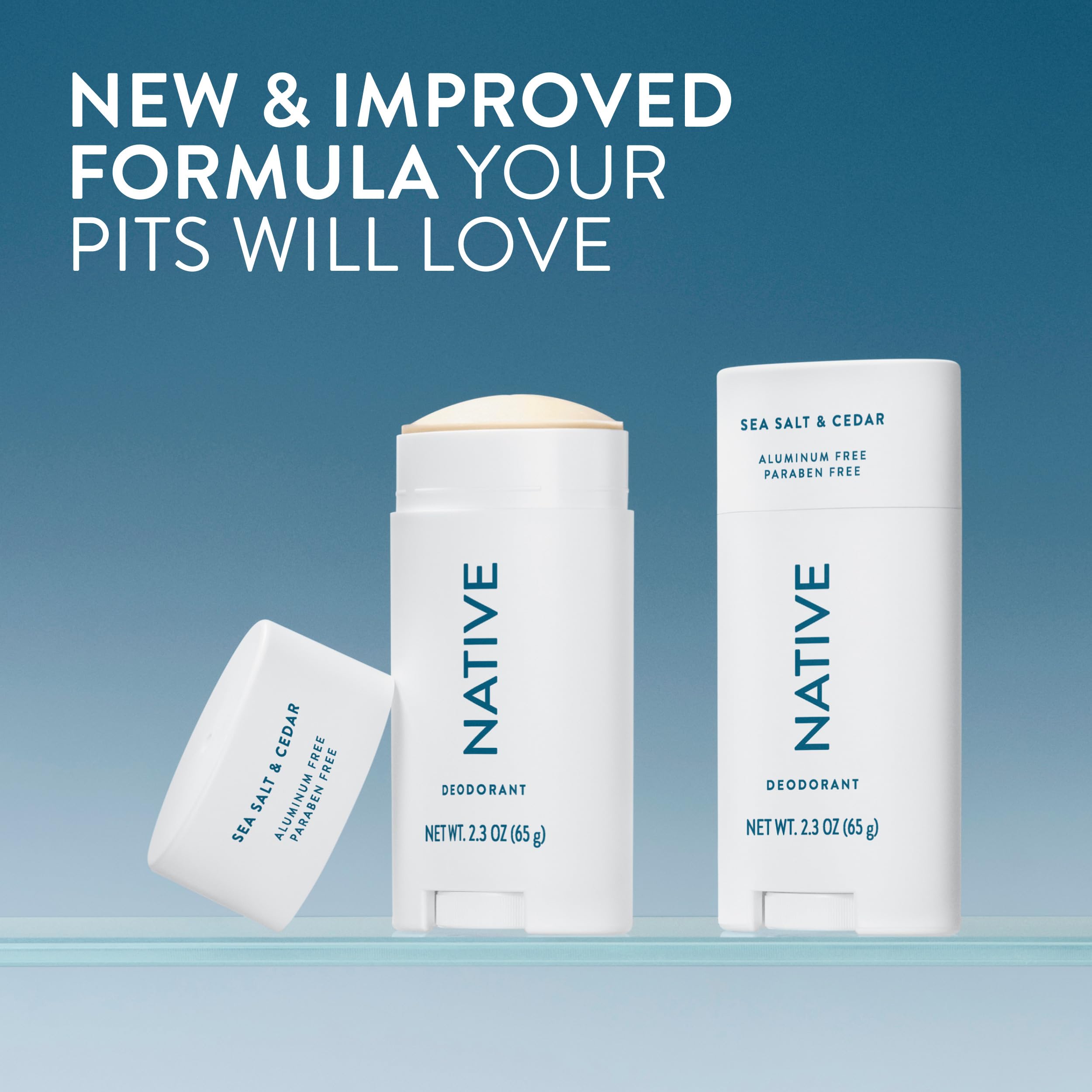 Native deodorant twist-up mechanism close-up for easy application benefit