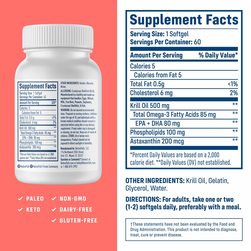 NativePath bottle pictured on kitchen table next to a healthy meal scene