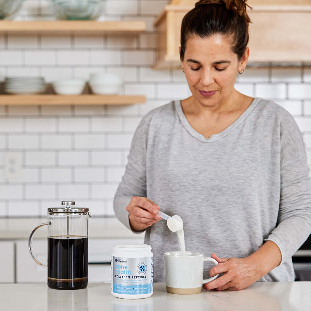 NativePath jar on kitchen counter representing a clean lifestyle and daily use