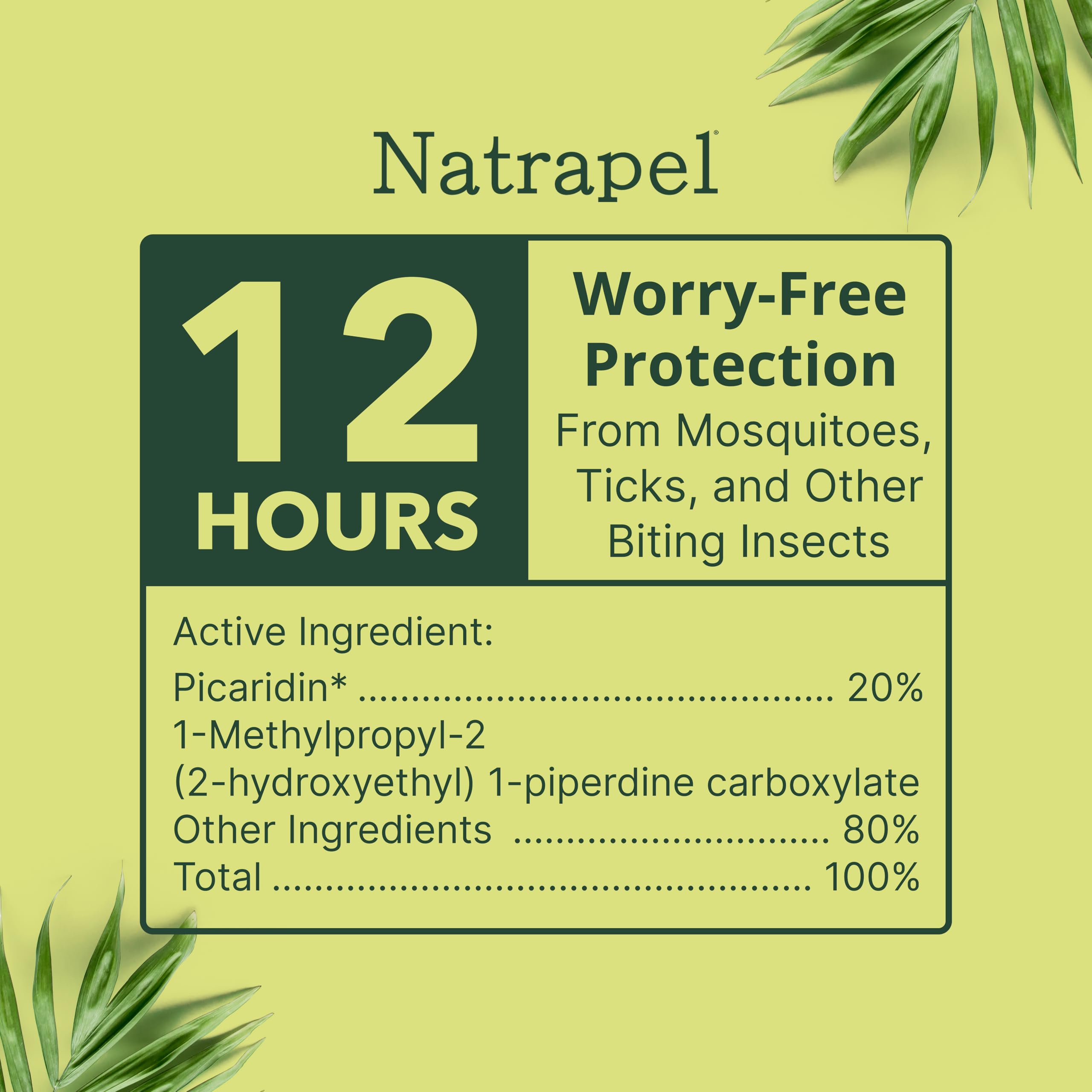 Natrapel single wipe removed from pack demonstrating easy use benefit