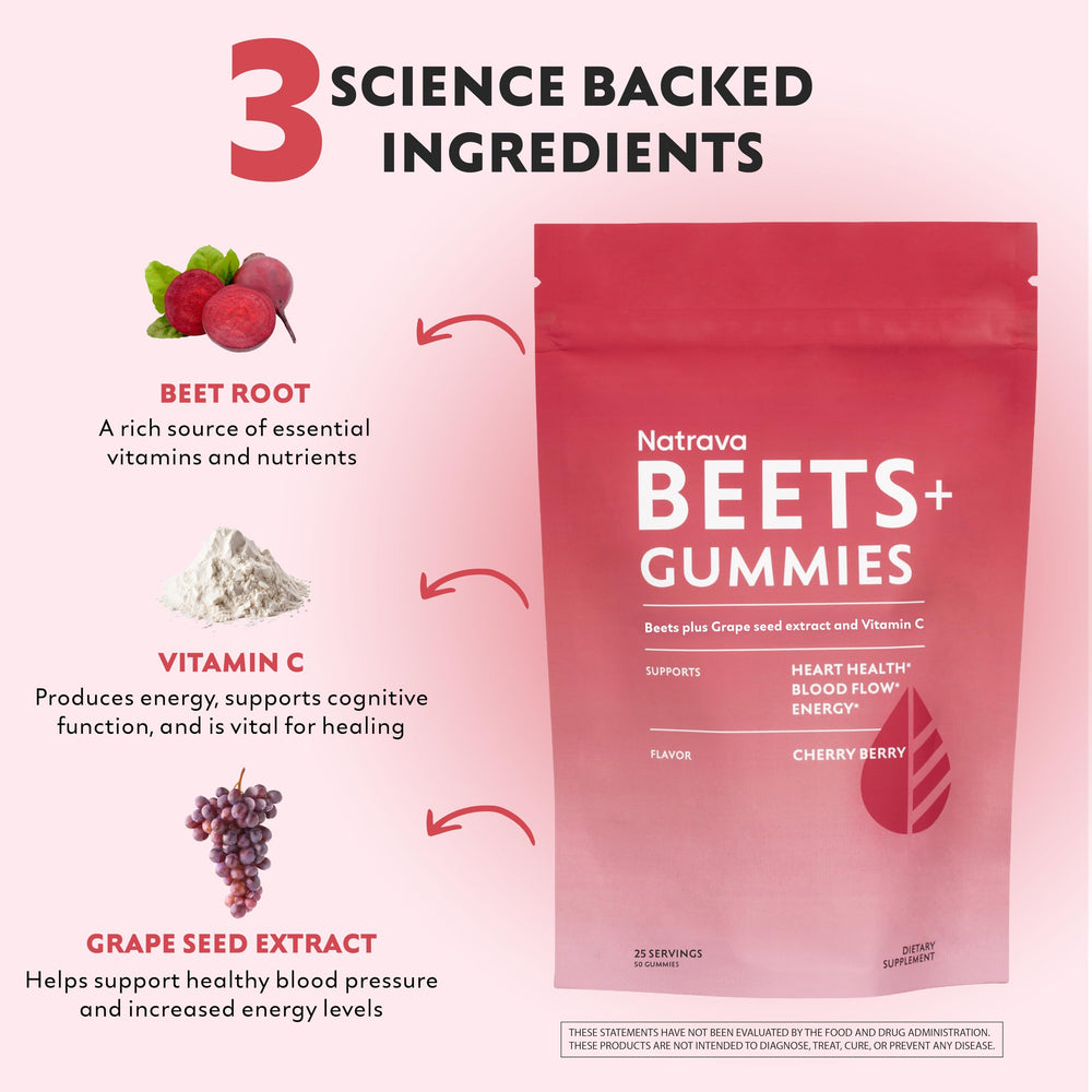 Natrava supplement facts and ingredients label emphasizing transparency and third-party testing