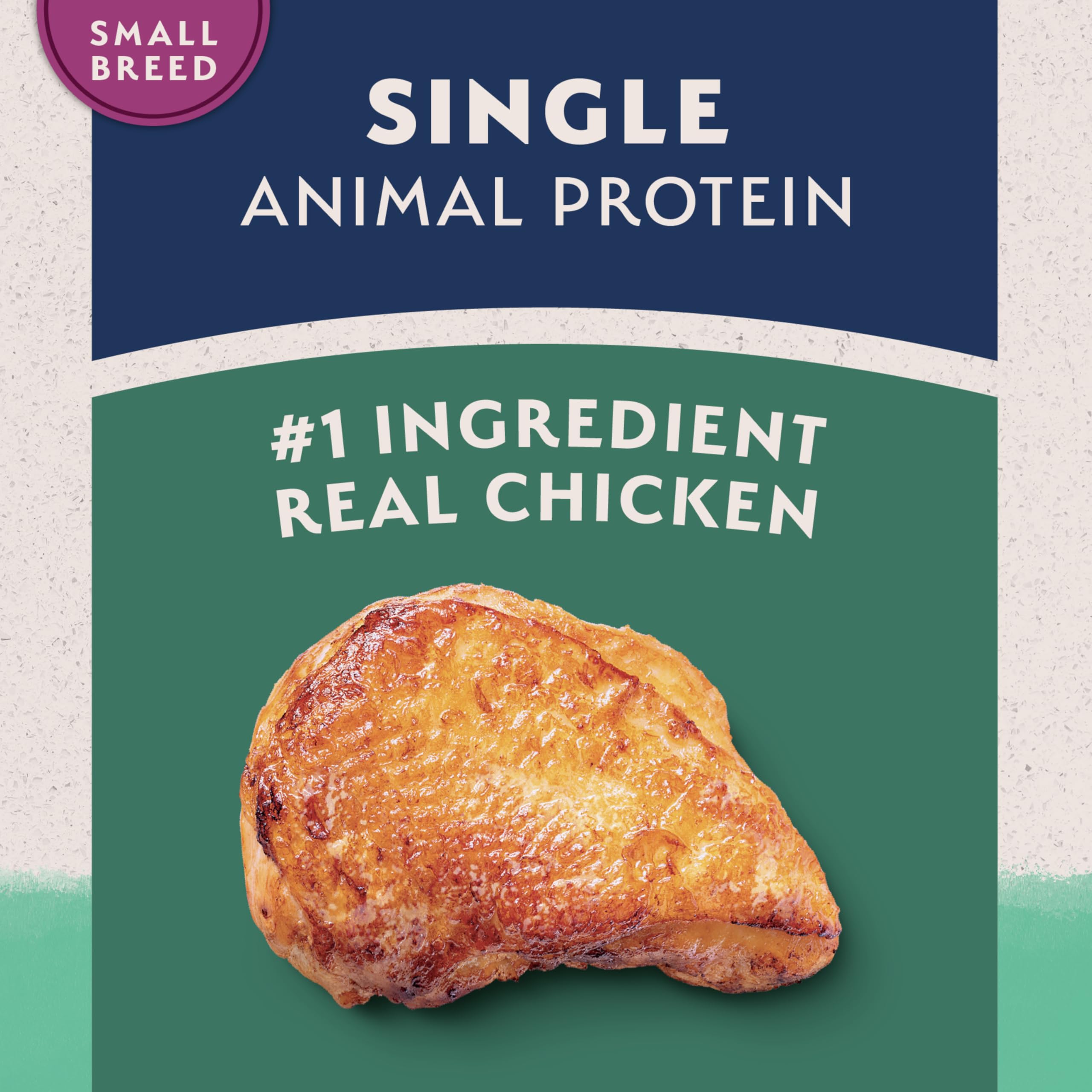 natural balance kibble texture close-up promoting palatable crunchy texture