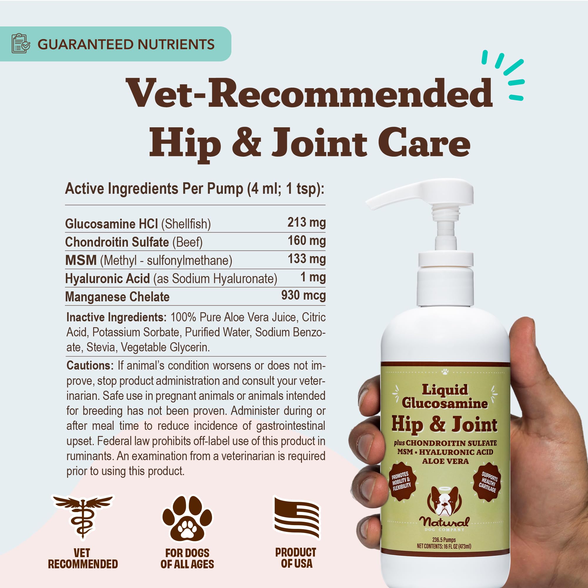 Natural Dog Company dosing cap with measurement for accurate servings