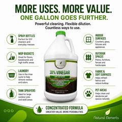 Natural Elements pouring diluted solution into bucket for cleaning, efficient concentrated dilution