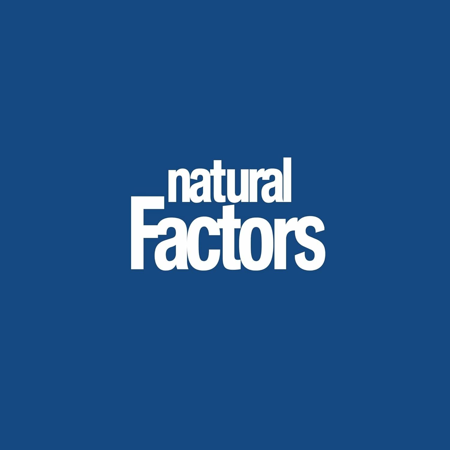 Natural Factors testing lab bottle photo, reassures third‑party purity screening