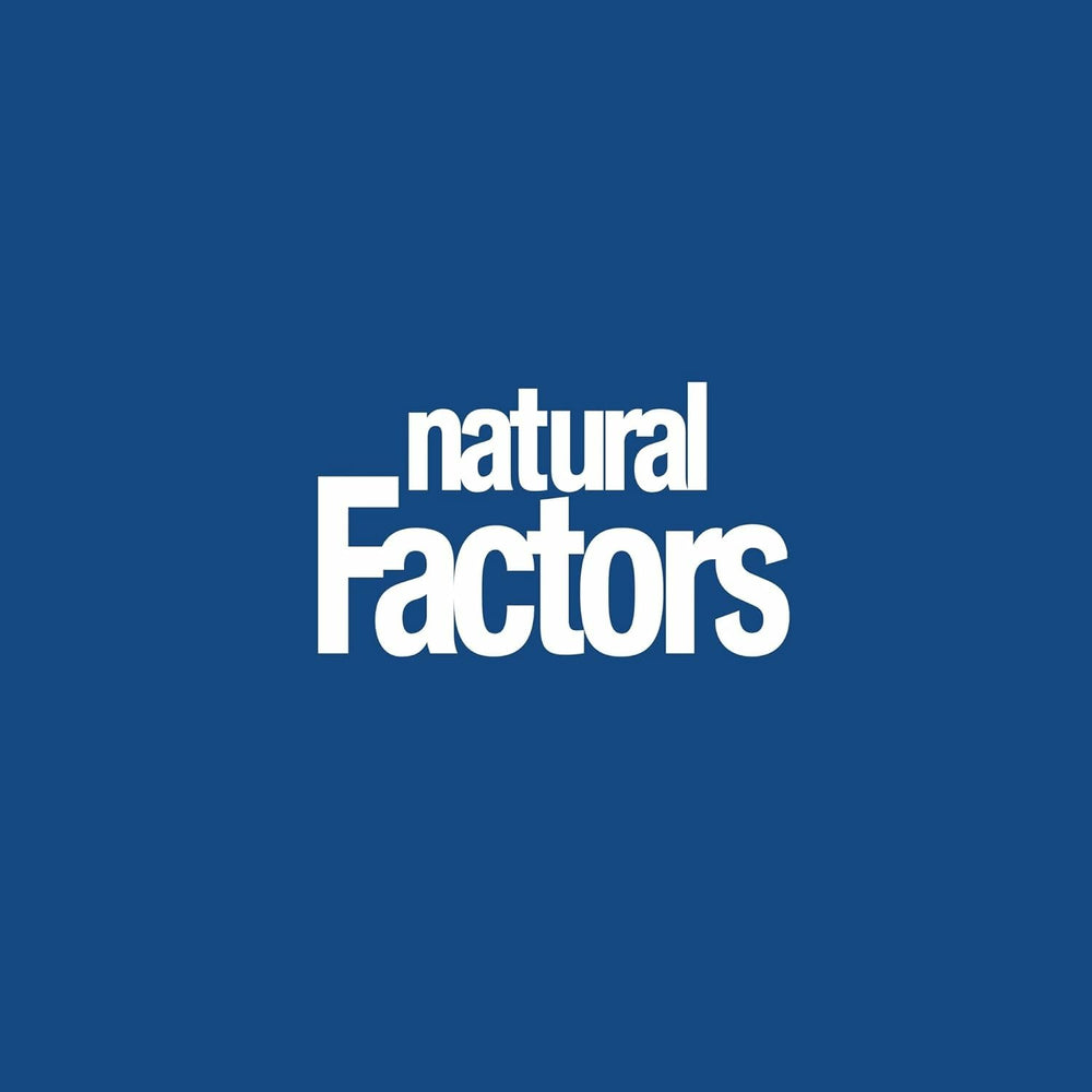 Natural Factors testing lab bottle photo, reassures third‑party purity screening