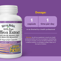 Natural Factors open bottle with capsules illustrating easy daily use benefit