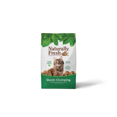 Naturally Fresh front packaging showing 30 lb bag and sustainable claim