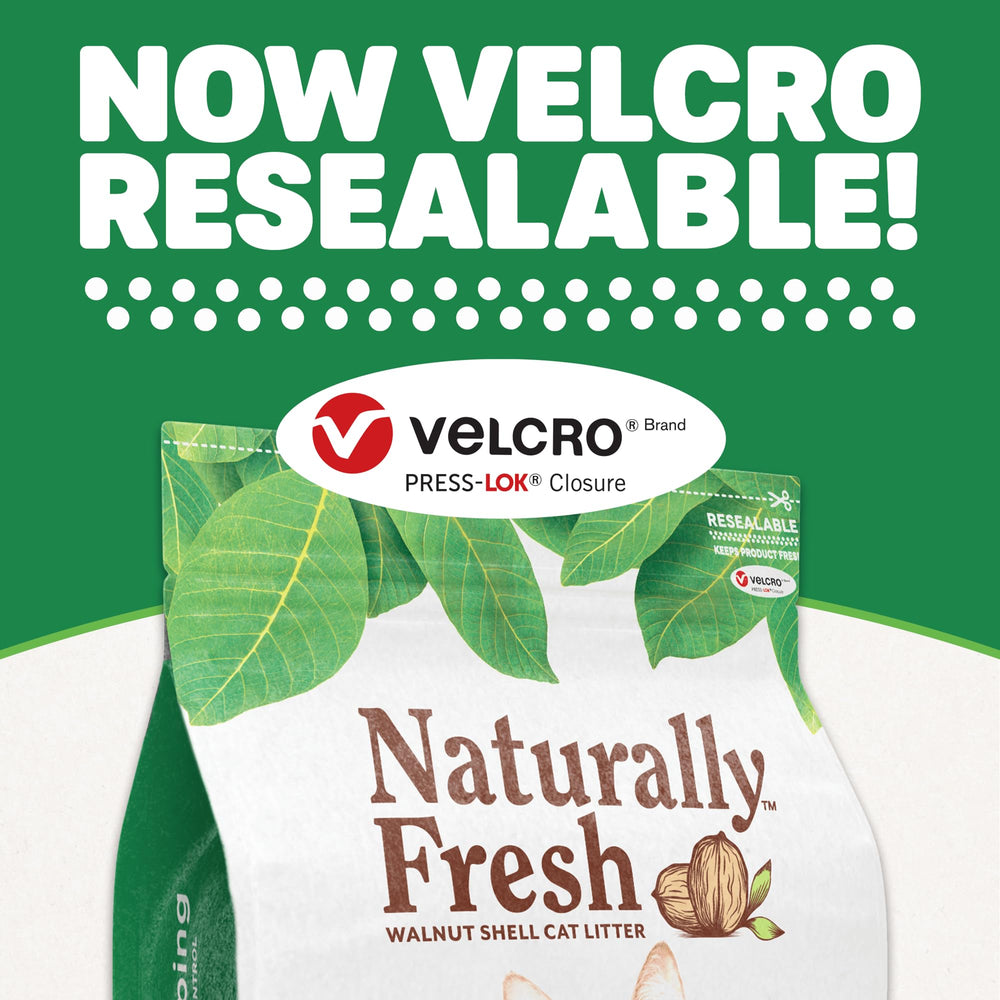 Naturally Fresh walnut-shell texture close-up highlighting natural absorbency