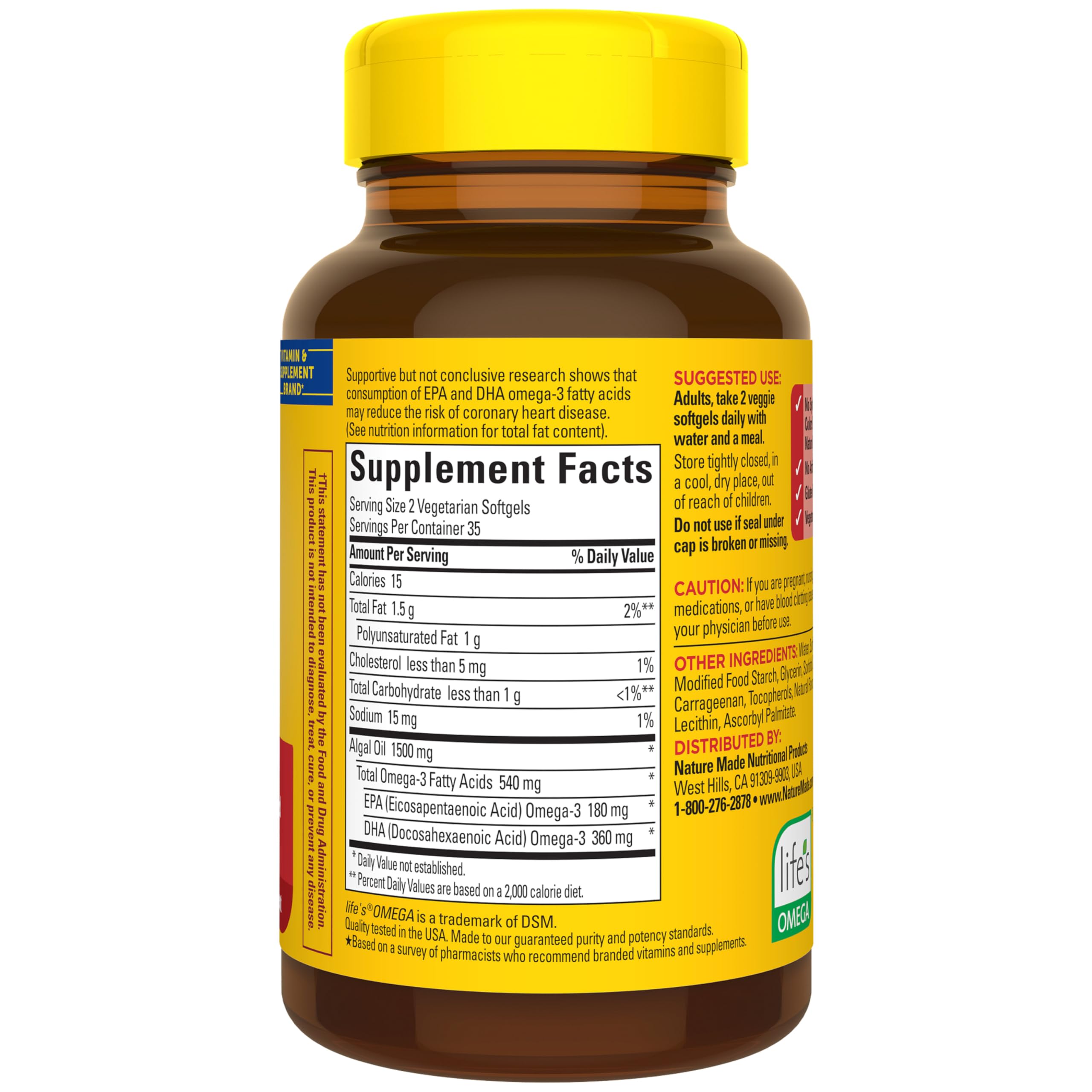 Nature Made softgels next to a balanced meal highlighting absorption
