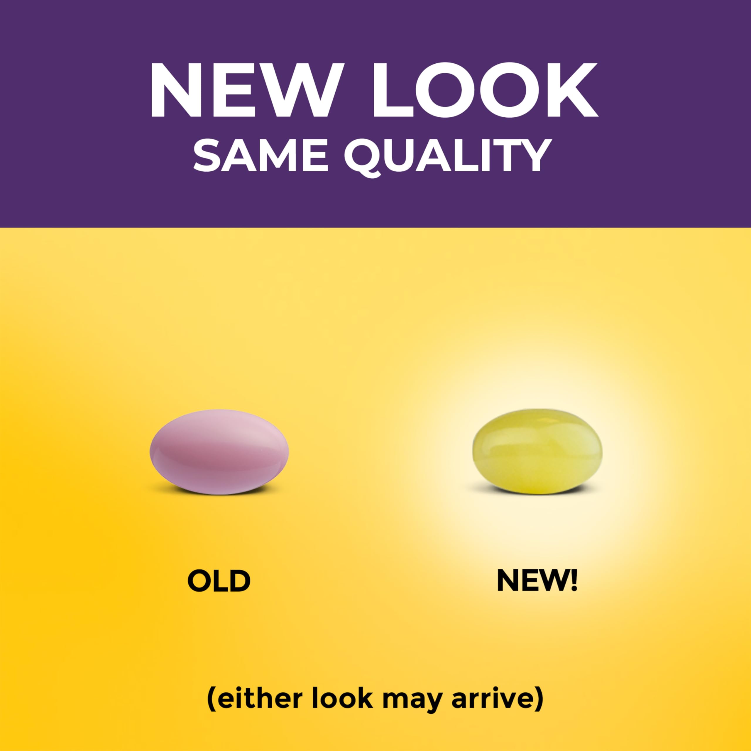 Close-up of Nature Made softgel texture highlighting smooth, easy-to-swallow form