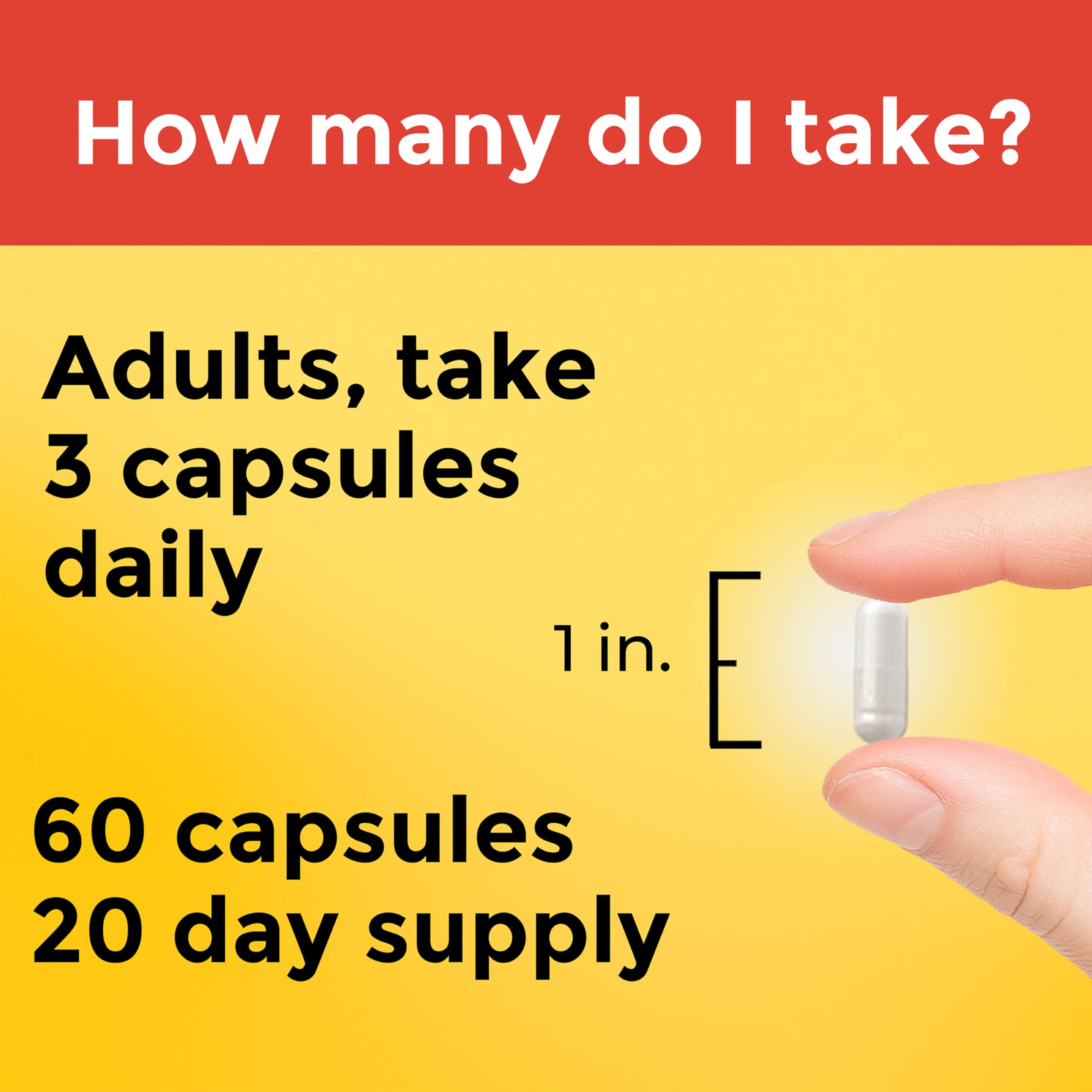 Nature Made nutrition label and supplement facts for clear ingredient info