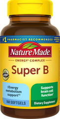 Nature Made front bottle view showing full 160 softgel supply and clear labeling benefit