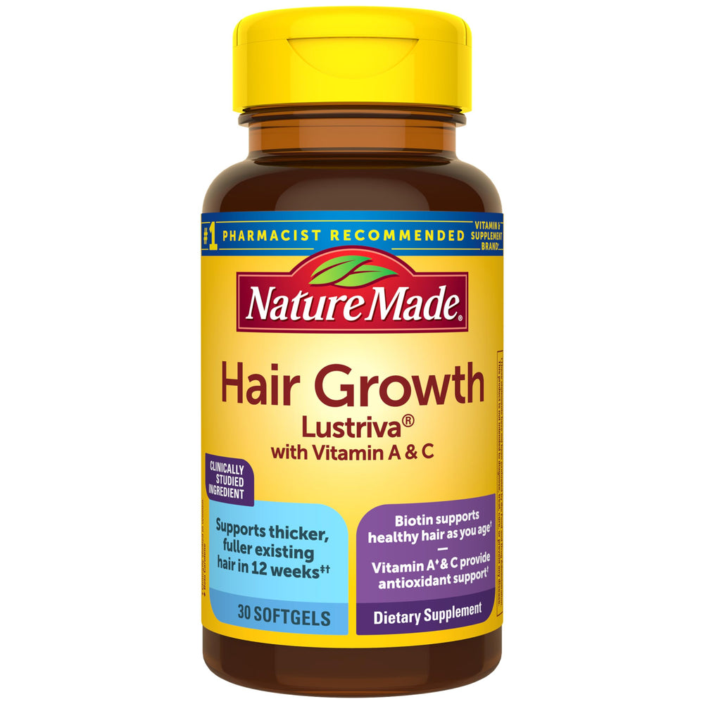 Nature Made front packaging showing bottle and label for quick identification benefit