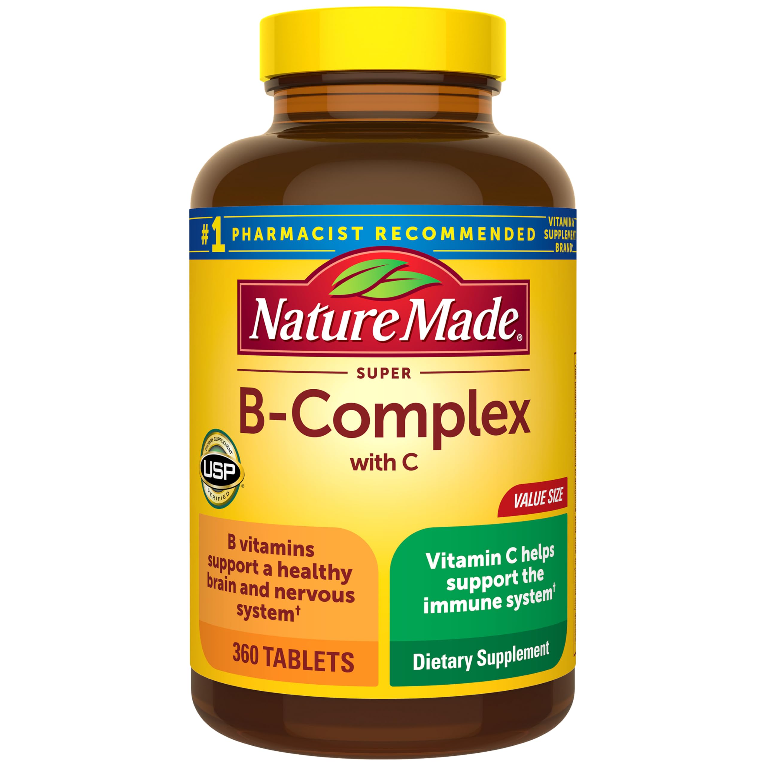 Nature Made front packaging showing product and benefits