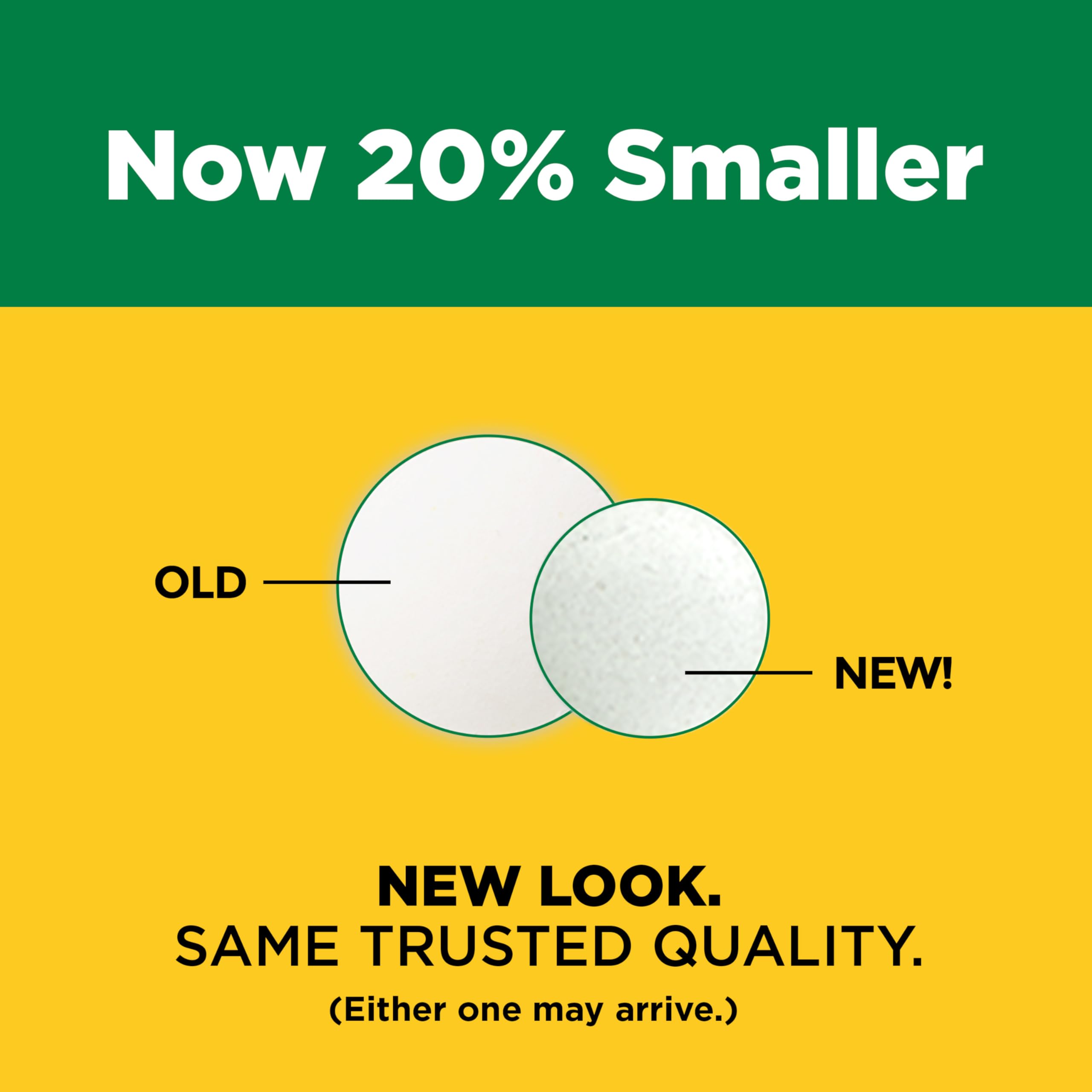 Nature Made tablet close-up highlighting smooth texture and easy swallow benefit